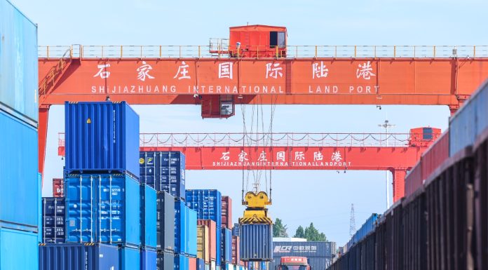 Cina: porto di Shijiazhuang, viaggi dei treni merci in aumento del 42% (1)