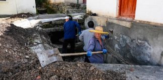 Cina: nel Gansu interventi di ripristino dopo le forti piogge (2)
