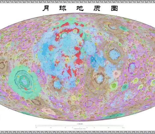 Cina completa una nuova mappa geologica della Luna