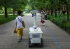 Cina: robot in servizio nel parco del Tempio del Cielo a Pechino (3)