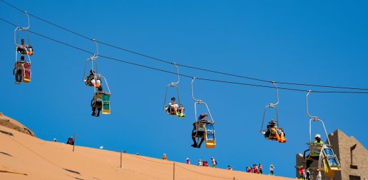 Cina: deserto, fiume Giallo, montagne e oasi attirano turisti a Shapotou (2)