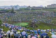 Cina: concerto tra i campi terrazzati del Guizhou (3)