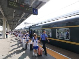 Cina: treno speciale Heilongjiang-Pechino destinato a viaggi di studio (1)