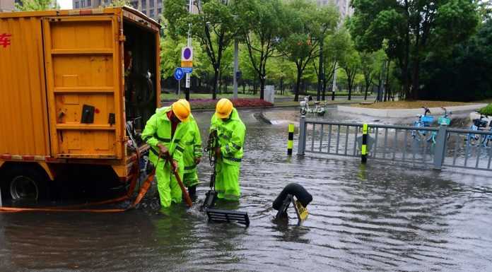 Cina: tifone Dolphin porta forti piogge in oltre dieci località (1)