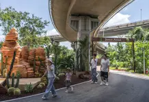Cina: Kunming, aree sotto ponti e cavalcavia diventano spazi pubblici (3)