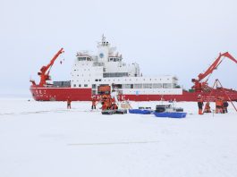 Cina: 16esima spedizione scientifica compie ricerche nel Mar Glaciale Artico (1)