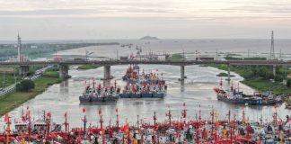 Cina: pescherecci salpano verso il Mar Giallo dopo lo stop alla pesca (3)