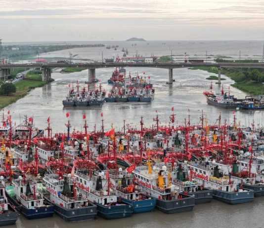 Cina: pescherecci salpano verso il Mar Giallo dopo lo stop alla pesca (3)
