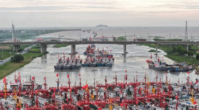Cina: pescherecci salpano verso il Mar Giallo dopo lo stop alla pesca (3)