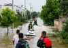 Cina: operazioni di soccorso e intervento dopo piogge torrenziali nell’Hubei (1)