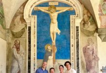 Katy Perry e Justin Trudeau in visita al Museo di San Marco a Firenze