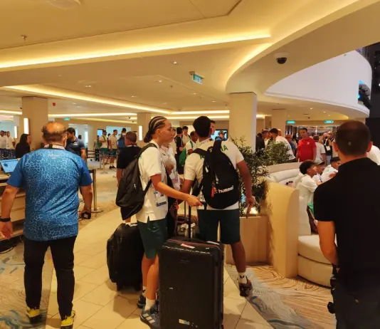 Giochi del Mediterraneo, porte aperte sulla Aroya: la nave da crociera trasformata in villaggio degli atleti / Foto