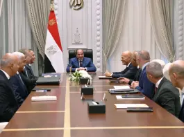 Il Presidente dell’Egitto Abdel Fattah al-Sisi incontra l’Amministratore Delegato di Eni Claudio Descalzi