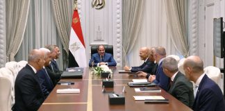 Il Presidente dell’Egitto Abdel Fattah al-Sisi incontra l’Amministratore Delegato di Eni Claudio Descalzi