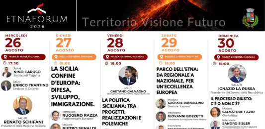 Al via EtnaForum, cinque giorni dedicati alla Sicilia del futuro