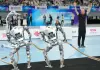 Cina: sfida a tiro alla fune ai Giochi mondiali dei robot umanoidi (3)