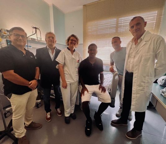 Cagliari, Trepy lascia l’ospedale: giocatore dimesso in buone condizioni