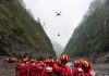 Cina: proseguono i soccorsi dopo la colata di fango a Gyirong nello Xizang (2)