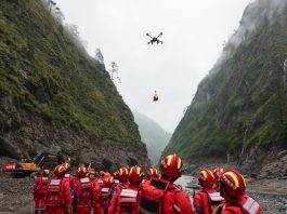 Cina: proseguono i soccorsi dopo la colata di fango a Gyirong nello Xizang (2)