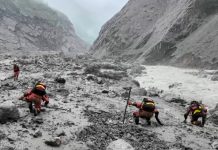 Cina: proseguono i soccorsi dopo la colata di fango a Gyirong nello Xizang (3)