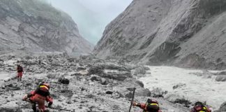 Cina: proseguono i soccorsi dopo la colata di fango a Gyirong nello Xizang (3)