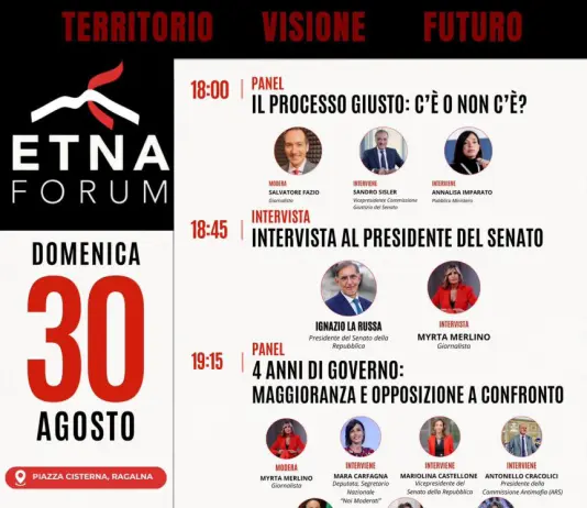 Etna Forum, gran finale a Ragalna: intervista ad Ignazio La Russa