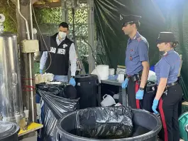 Scoperta una raffineria di cocaina a Latina, 5 arresti e sequestrati oltre 28 kg di droga / Video