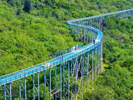 Cina: Anhui, monte Langya attira turisti con attività diurne e notturne (1)