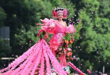 Cina: Qiannan celebra 70 anni con una parata nel Guizhou (3)