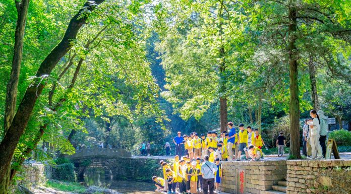 Cina: Anhui, monte Langya attira turisti con attività diurne e notturne (3)