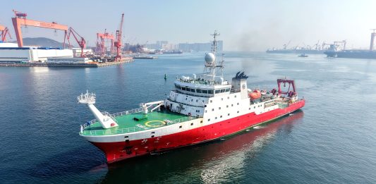 Cina: nave da ricerca KEXUE conclude missione nel Pacifico occidentale (2)