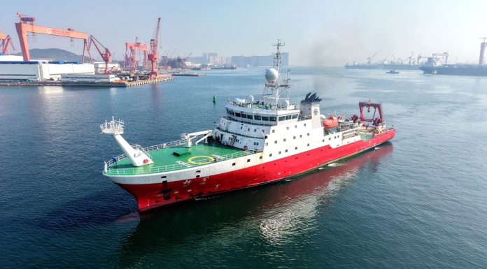 Cina: nave da ricerca KEXUE conclude missione nel Pacifico occidentale (2)