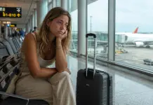 Ansia da rientro: come superarla donna triste rientro vacanze