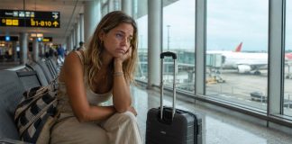 Ansia da rientro: come superarla donna triste rientro vacanze
