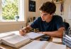 Come prepararsi in modo efficace per recuperare i debiti scolastici a settembre ragazzo che studia