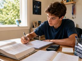 Come prepararsi in modo efficace per recuperare i debiti scolastici a settembre ragazzo che studia