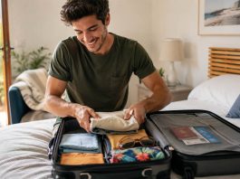 Come preparare la valigia per le vacanze in modo perfetto ragazzo prepara valigia