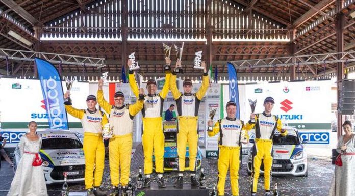 Suzuki Rally Cup, Villardi vince la gara più dura della stagione ad Alba