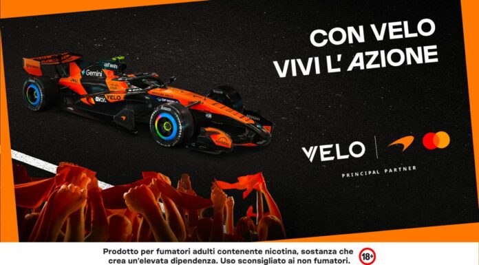 VELO e il McLaren Mastercard Formula 1 Team tornano protagonisti al GP d’Italia