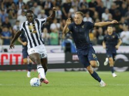 La Lazio batte anche l’Udinese, in testa con Inter e Roma