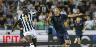 La Lazio batte anche l’Udinese, in testa con Inter e Roma