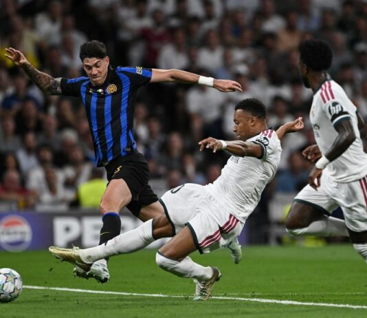 Partenza falsa dell’Inter in Champions, vince il Real 2-1