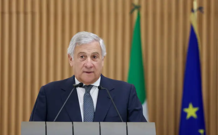 Roma, il ministro Antonio Tajani al vertice dell'Alleanza globale per Gaza