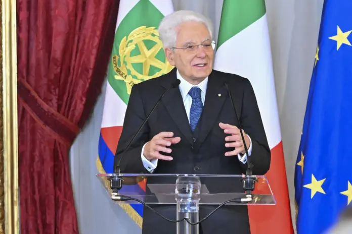Calcio - Roma, il presidente Sergio Mattarella riceve Lazio e Inter, finaliste di Coppa Italia di calcio Frecciarossa
