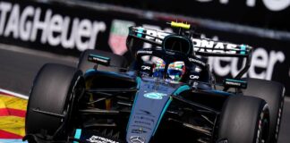 Antonelli detta legge anche in Spagna, Leclerc quarto e ritiro Hamilton