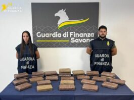 Savona, arrestati 2 corrieri con 34 Kg di cocaina occultati in un camper
