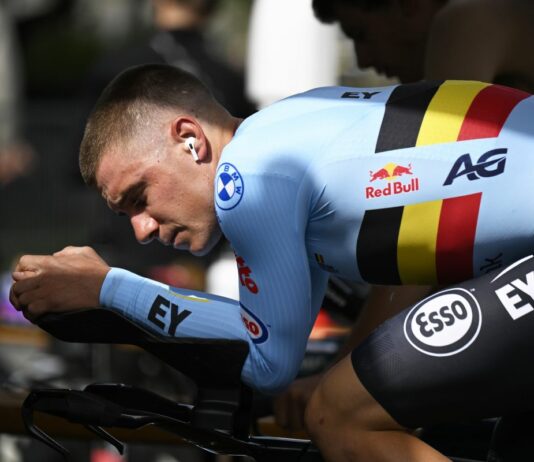 Per Evenepoel poker iridato nella crono di Montreal, secondo Ganna