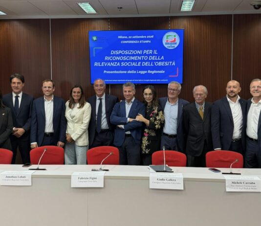 Obesità, la Lombardia prima regione a dare attuazione alla legge nazionale