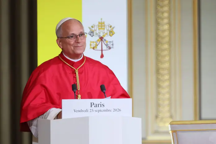 POPE LEO MEETS WITH PRESIDENT ELISEO