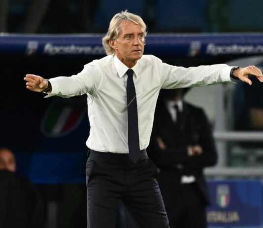Mancini divide il gruppo, dieci azzurri non partono per la Turchia